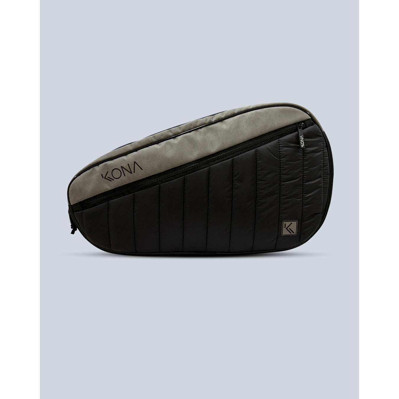 Raqueteira Média Puffer - Preto/Chumbo