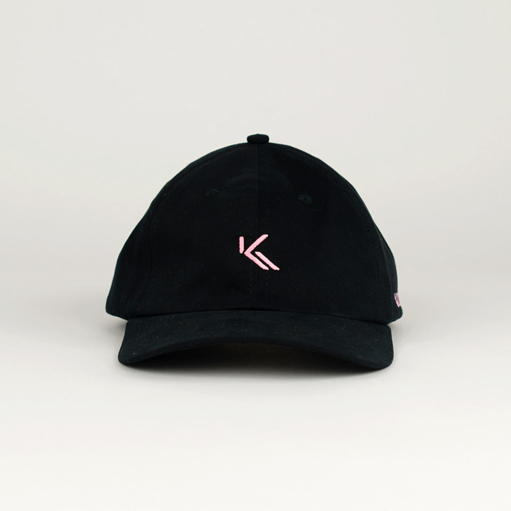 Boné Kasual 25 Preto com Rosa