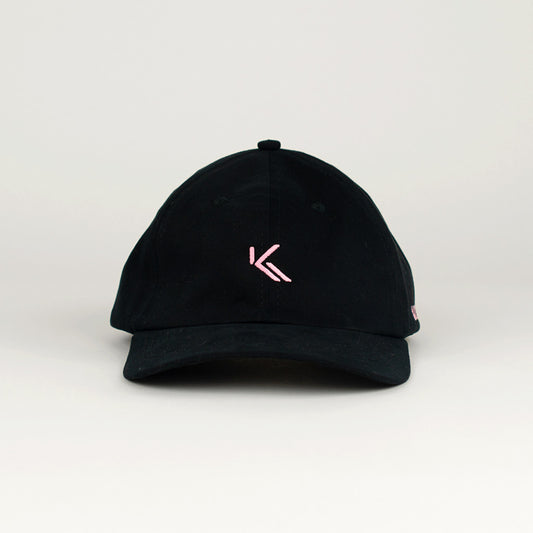 Boné Kasual 25 Preto com Rosa