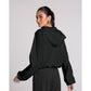 Casaco Cropped Valley Fem Preto