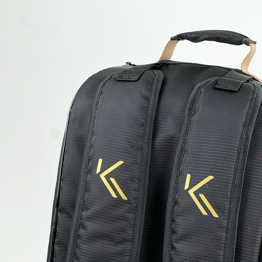 Raqueteira Basic Média Preto/Dourado