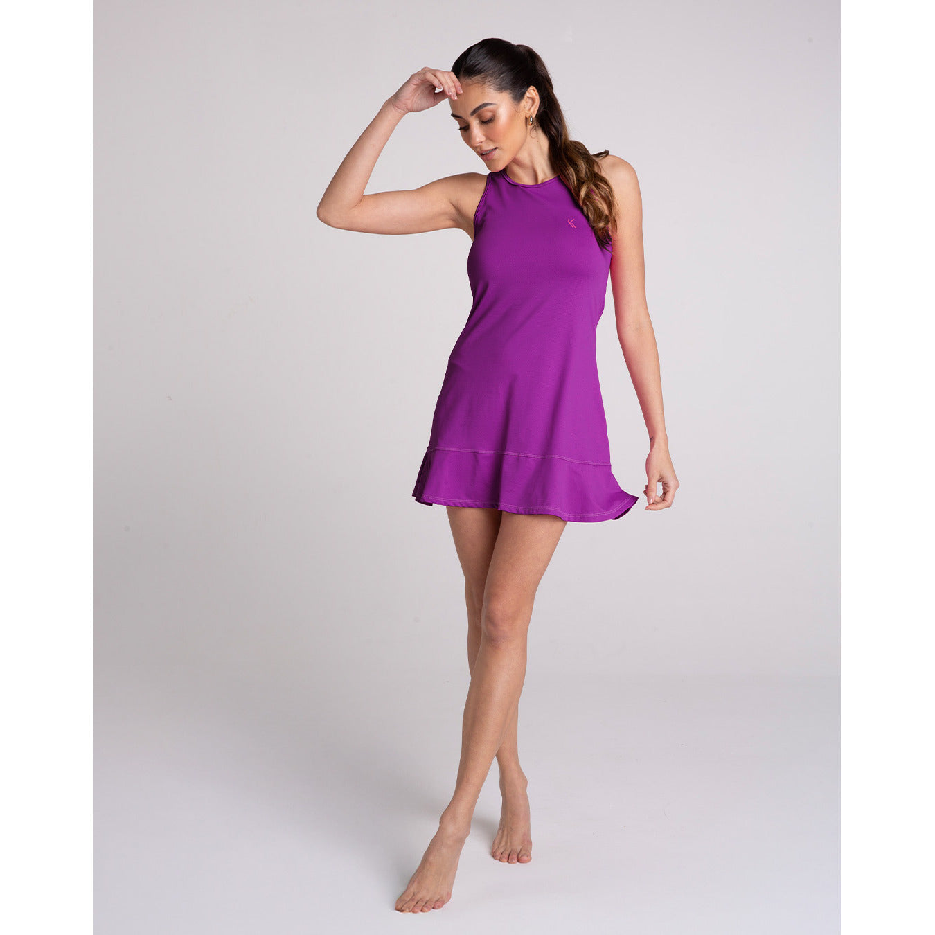 Vestido babado Odalisca