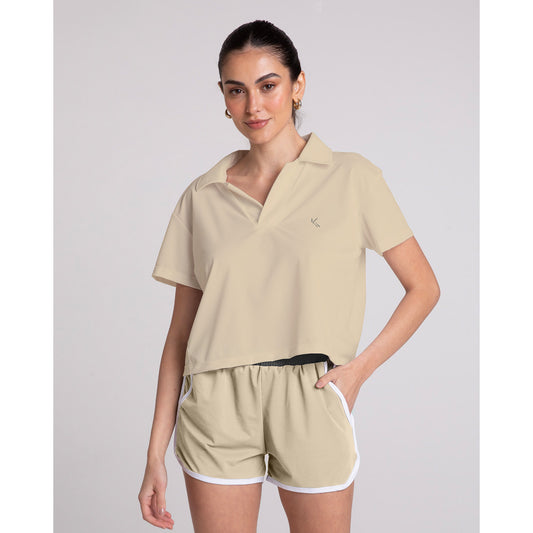Polo Cropped Luna