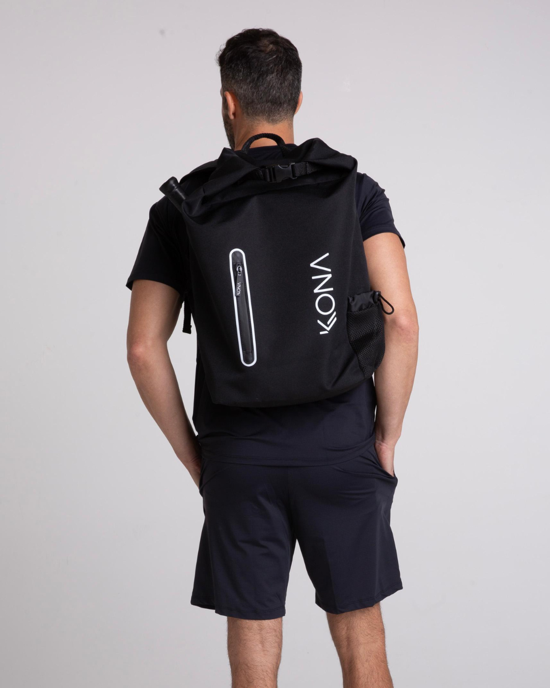 Mochila Kona Flex Preto/Branco