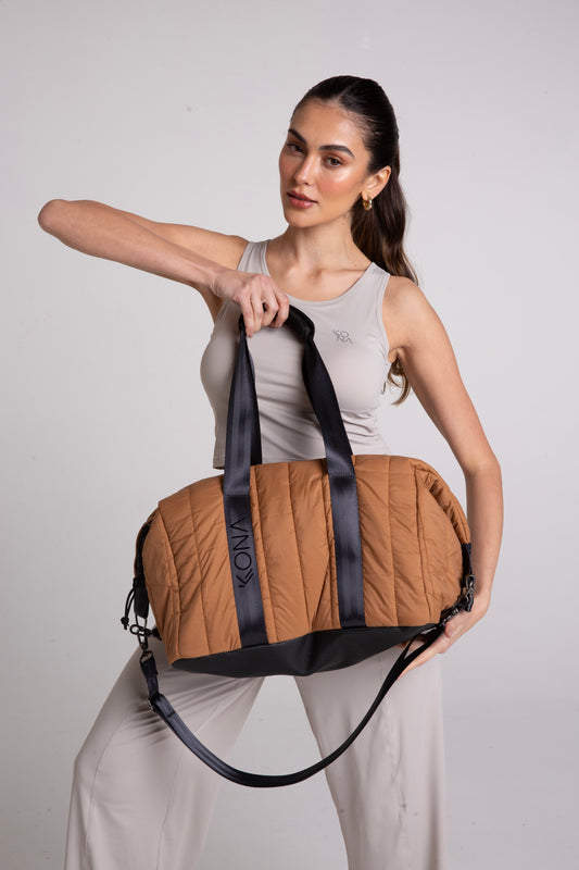 Bag Puffer Caramelo