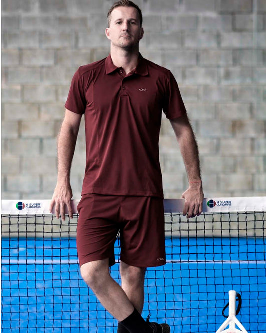 Camisa Polo Grafix Rube Wine