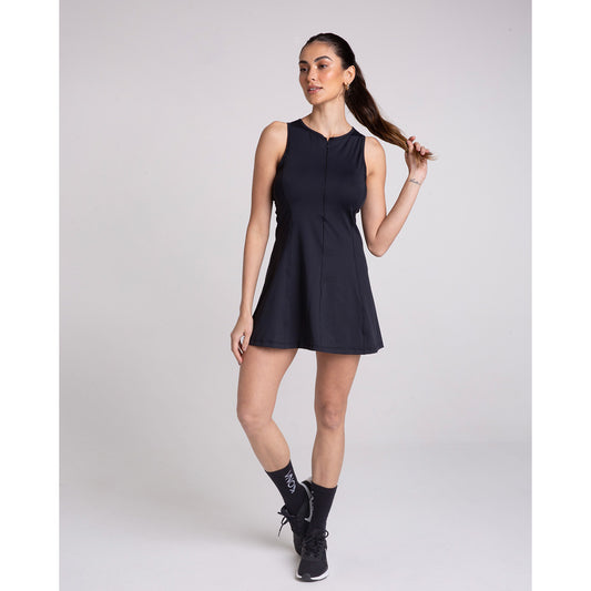 Vestido Ziper Preto