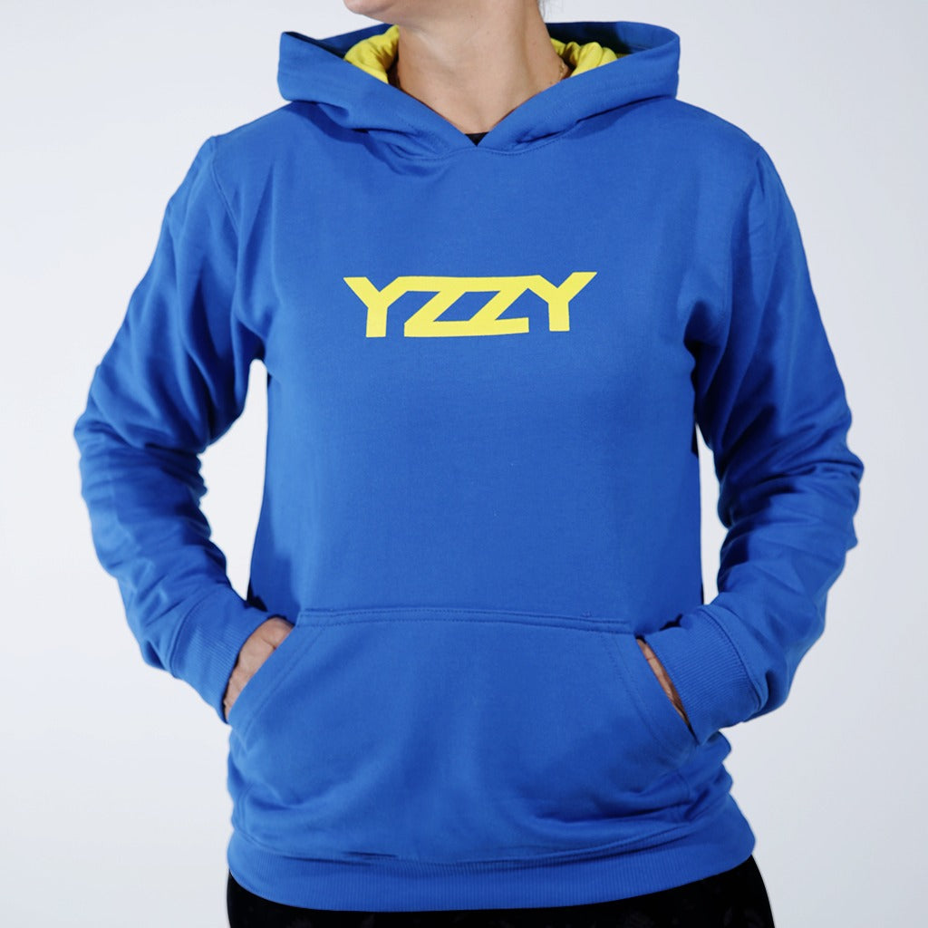 Moletom YZZY Azul/Amarelo Fem