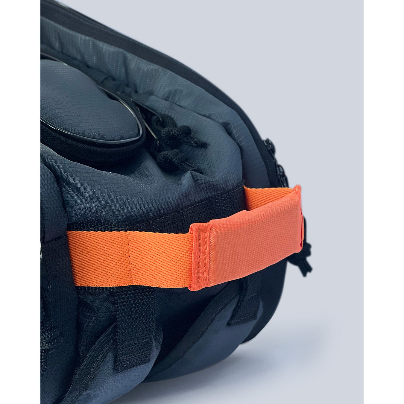 Raqueteira Média Next Collection - Chumbo/Laranja