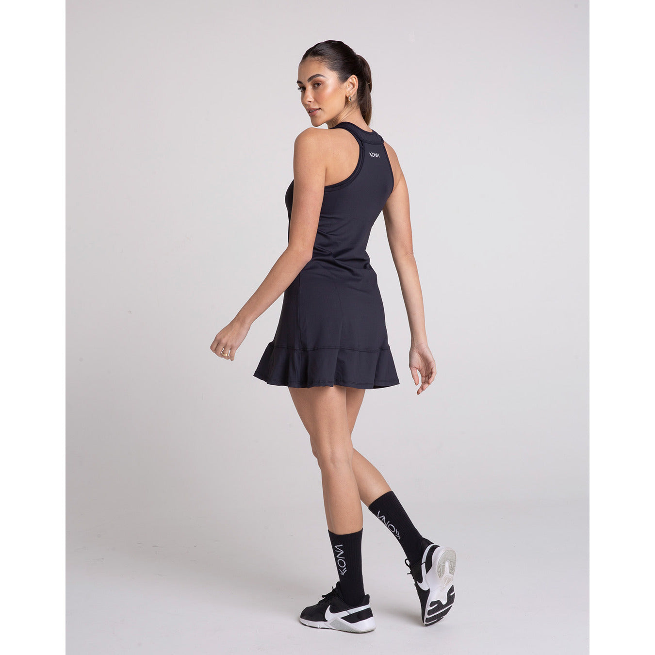 Vestido Babado Preto