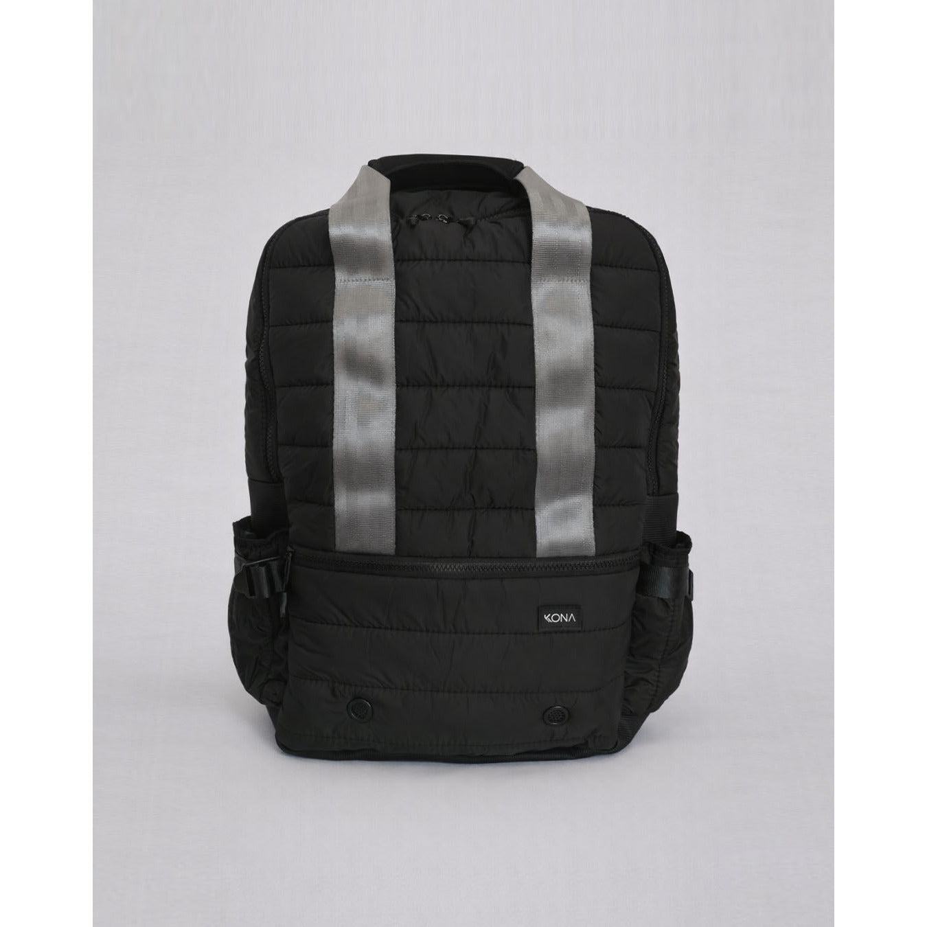 Mochila Puffer Preta/Chumbo