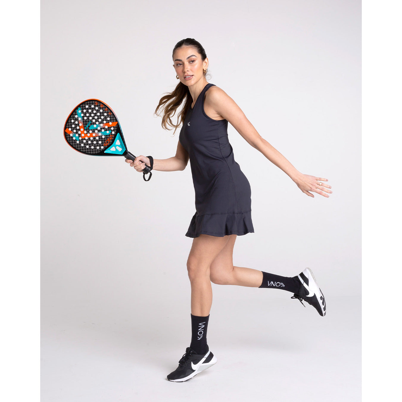 Vestido Babado Preto