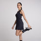 Vestido Babado Fem Preto
