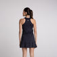 Vestido Babado Fem Preto