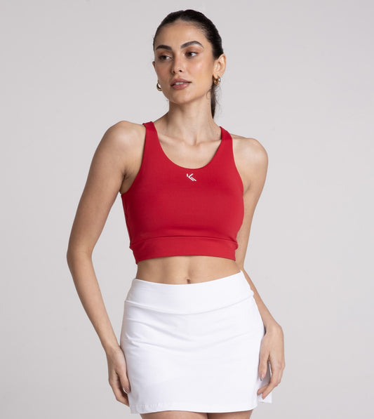 Top Cropped K Vermelho