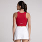 Top Cropped K Vermelho