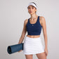 Top Cropped Azul Marinho