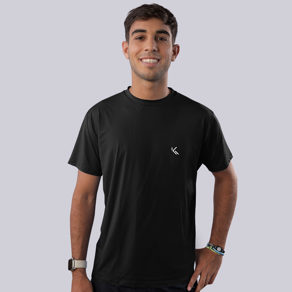 CAMISETA MASC BASIC25 PRETA