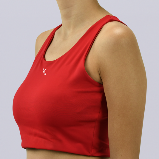 Top Cropped K Vermelho