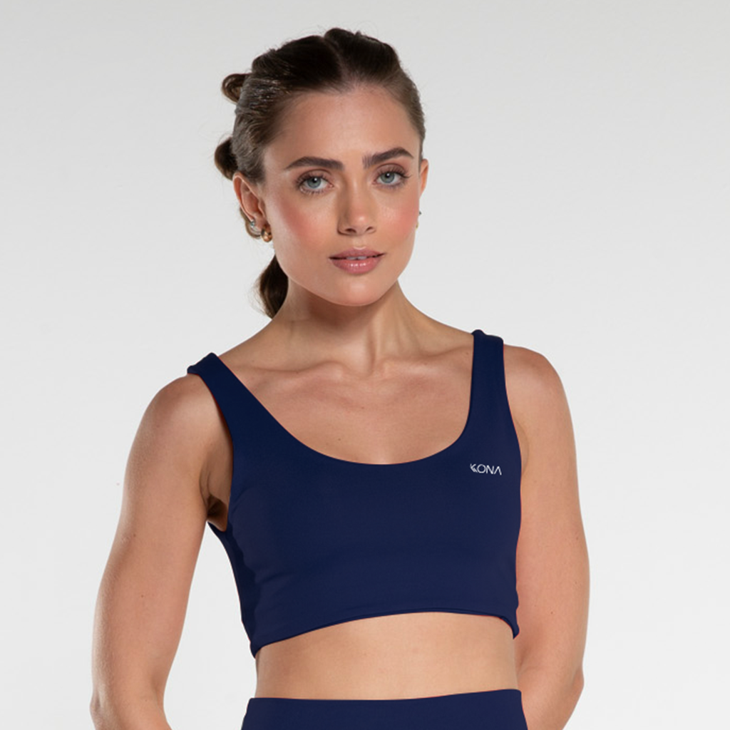 Top Regata Azul Marinho