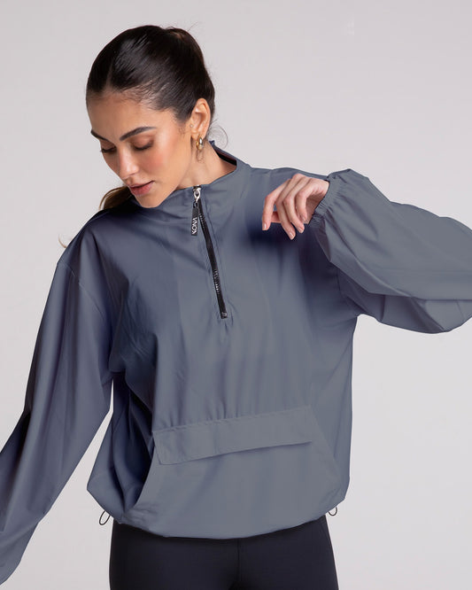 Casaco Canguru Valley Fem Grafite